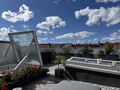 Traumhafte und ruhige Dachterrassenwohnung