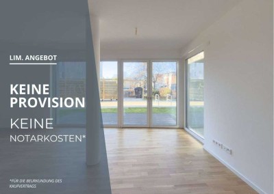 3-Zimmer-Wohnung im Neubau mit Garten * Nähe Orankesee