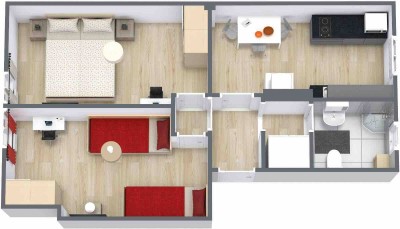 1Z-Wohnung mit Balkon 44m2 Wilhelmshavener Straße (Moabit, Berlin)