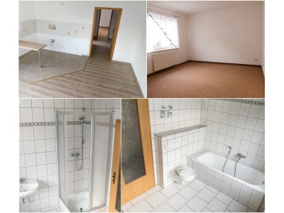 Helle und gemütliche 52 m²-Wohnung mit Dusche + Badewanne