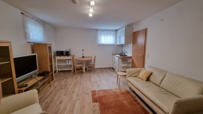 1-Zi Apartment-Wohnung mit eigenem Eingang, Souterrain