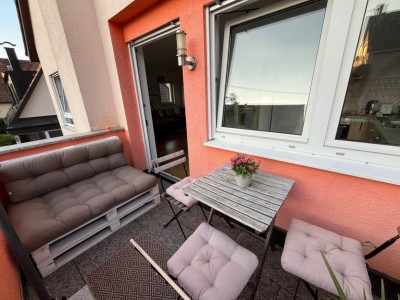 2 Zimm. in sonnendurchfluteter WG in Stuttgart-Plieningen mit Balkon