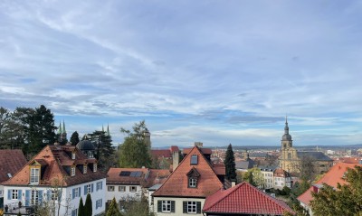 Großes Haus im Bamberger Berggebiet mit Fernblick