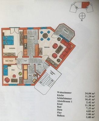 3 ZKB in einem Niedrigenergiehaus