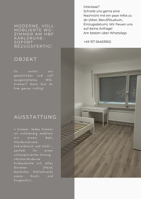 Helles WG-Zimmer am HBF