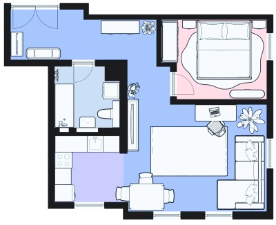 Frisch sanierte 2-Zimmer-Wohnung in Toplage von Plagwitz