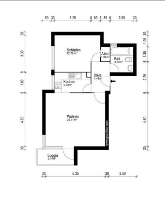 Idyllisches Wohnen Gemutliche Zwei-Zimmer-Wohnung im Grünen