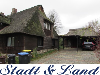 Familiengerechte Reetdachkate vor den Toren Kiels