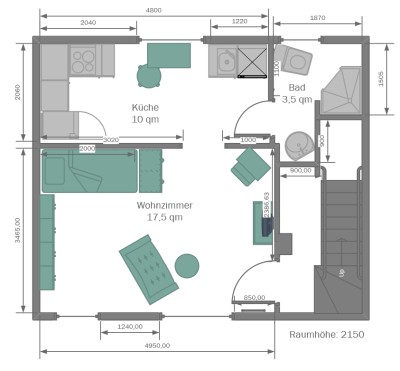 Zeitvermietung - Möblierte Wohnung in Frankfurt Praunheim