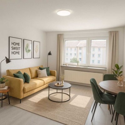 Lichtdurchflutete 3-Zimmer-Wohnung mit 2 Balkonen in Wolfenbüttel Linden - frisch saniert!