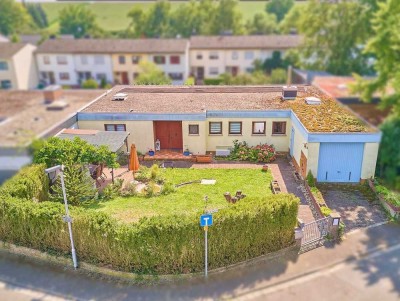 Wohnen auf einer Ebene | großzügiger Bungalow in Reinheim-Georgenhausen
