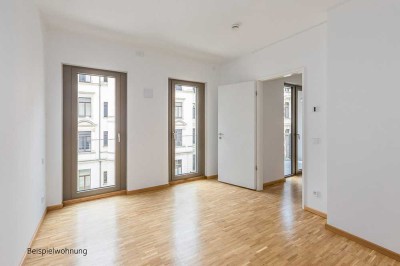 Viel Freiraum: Schöne 3-Raum-Wohnung im Neubau Schützenstraße am Wintergartenhochhaus