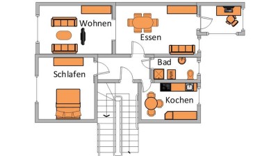 3,5-Zimmer Wohnung im 1. OG, in Schwerin Weststadt