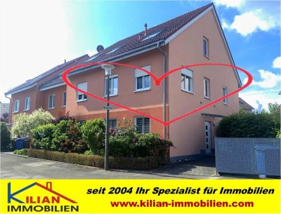 KILIAN IMMOBILIEN!  TOP 3 ZI. ETW  AUS 2007 MIT 83 M² WFL IM 3-PART.-H. IN BÜCHENBACH!  BALKON * EBK