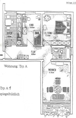 modernisierte 3ZKB Wohnung 70qm mit Balkon Einbauküche nähe Hbf