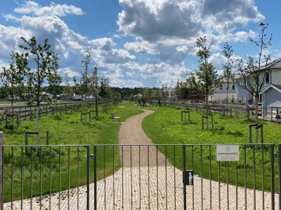 Stadtvilla 167qm mit Urlaubsfeeling durch Pool und Bewässerungsanlage im Rousseau Park