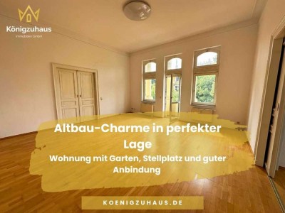 Wohnen mit Flair - Altbauwohnung im Obergeschoss mit Balkon & Wintergarten