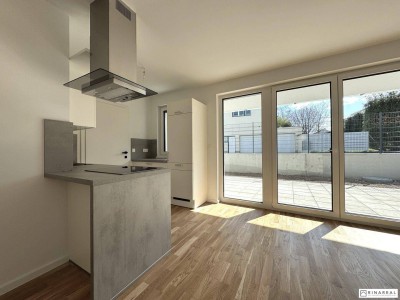 Blumengasse | 2 Zimmer Wohnung | Terrasse &amp; Garten | zzgl. Tiefgaragenstellplatz | (Top B2)