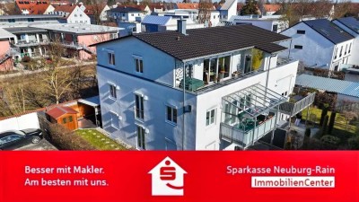 So lang man Träume noch leben kann - exklusive bezugsfreie Penthouse-Wohnung am Goldanger in Neuburg