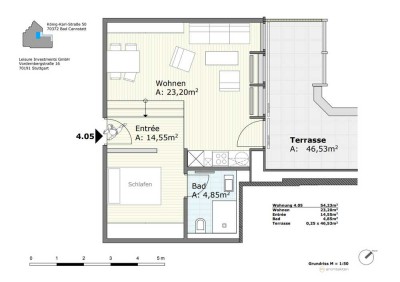 Exklusive Stadtwohnung mit Sonnenterasse und moderner Ausstattung