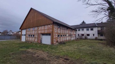 Resthof mit sanierter Scheune | Grosses Wohnhaus | Viel Grün und Privatsphäre | Kein Makler