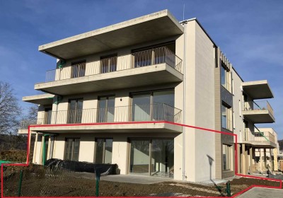 Hochwertige 3,5 Zimmer-Wohnung mit Terrasse und Garten - provisionsfrei!