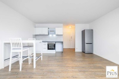 *PROVISIONS- UND BEZUGSFREI* Attraktive 1-Zi.-Whg. mit Terrasse, inkl. Küche + Stellplatz