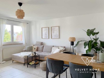 Schöne, gepflegte 3 ZKB Wohnung mit EBK, Südbalkon & Außenstellplatz - gute Pendlerlage in Mering