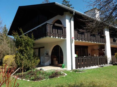 Großzügige 3-Zimmer Gartenwohnung in Bestlage von Grainau mit Herrlichen Zugspitzblick