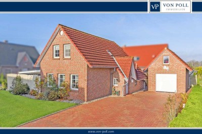 Gepflegtes Friesenhaus in Upleward – Ebenerdig wohnen mit eigener Sauna