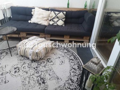 Tauschwohnung: Helle Dachgeschosswohnung mit Balkon