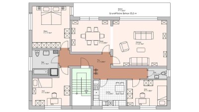 Gepflegte 5-Zimmer-Wohnung mit Balkon in Heeßen