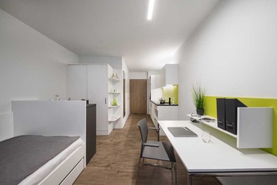 Helles, möbliertes 22qm 1-Zimmer-Appartement (Studenten!) Würzburg, 570€ warm, Nebenkosten inklusiv