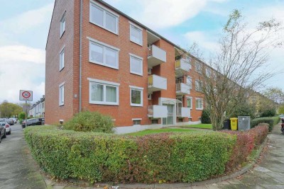 Citynah mit Freiraum! 3 Zimmer und zwei Balkone in Düsseldorf-Derendorf