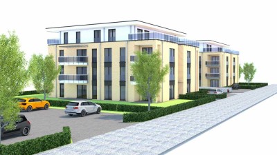 Wesel-Schepersfeld: Erstbezug  - 2-Zimmer-Wohnung mit Terrasse zu vermieten