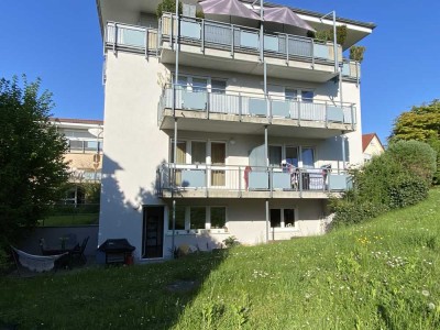 2-Zi-Souterrain-Whg mit Terrasse + TG-Stellplatz in GZ-Reisensburg von privat