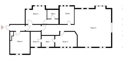 Exklusive 5-Zimmer-Dachgeschosswohnung, Erstbezug nach Kernsanierung - Teilgewerblich!