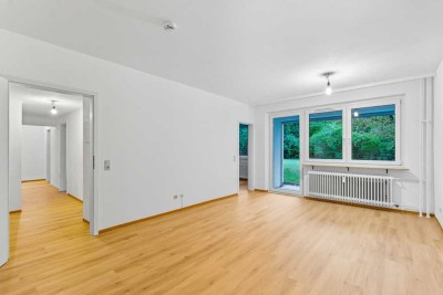 Erstbezug nach Sanierung: 5-Zimmer EG-Wohnung mit Garten in Frankfurt-Hausen