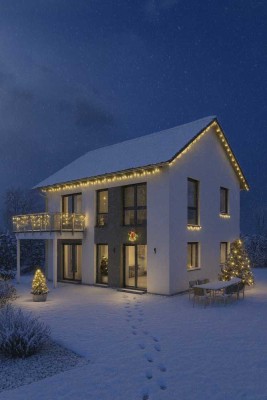 MODERNES WOHNHAUS MIT ELEGANTEM WALMDACH