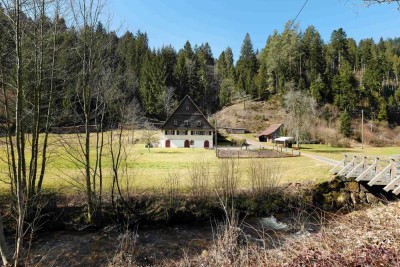 Einzigartiger Hof mit weitläufigen Forst- und Landwirtschaftsflächen