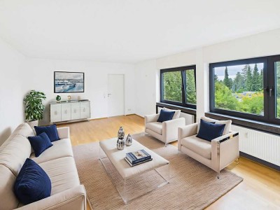 SCHWIND IMMOBILIEN - Wohnen in Bestlage! Exklusive 4-Zimmerwohnung mit Westbalkon