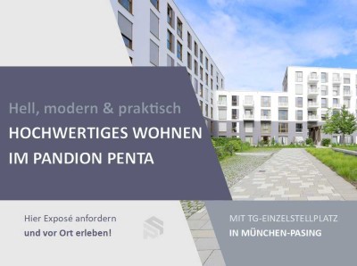 Neuwertige Balkonwohnung mit Alpenblick | Moderne Architketur im Pandion Penta