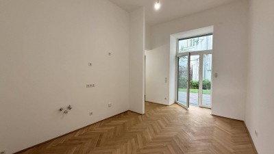 Traumhafte Gartenwohnung in 1020 Wien – Erstbezug mit Terrasse und Garten!