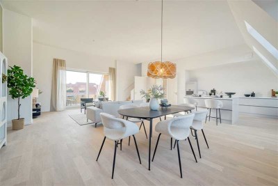 Freiraum über dem Rüdesheimer Platz. Dachneubau mit Sonnenlounge