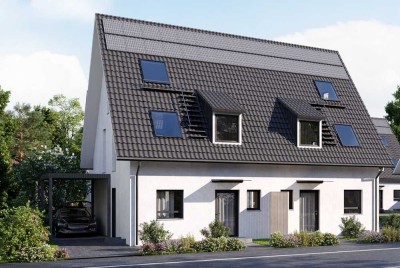 Erstbezug 2026: Neubau-Doppelhaushälfte für junge Familie mit pflegeleichtem Garten (KfW-40)