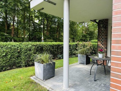 Exklusive barrierearme 4-Zimmer-Erdgeschosswohnung mit Garten und zwei Terrassen in Mauritz-Ost