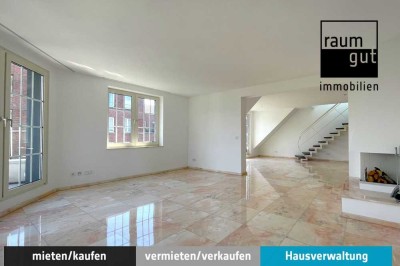 Traumhafte Maisonette über den Dächern von Düsseldorf - riesige Dachterrasse & neue Einbauküche