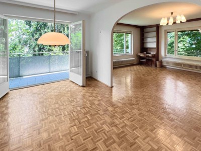 NEUER PREIS: 18. Bezirk | Gersthof | Großzügige 4-Zimmer-Wohnung in absoluter Grünruhelage | 2 Balkone | Garage