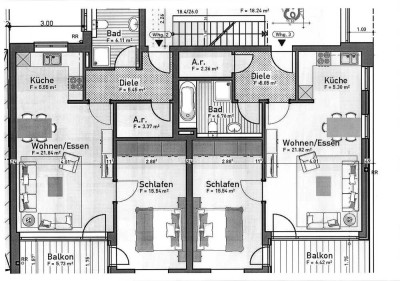 2 Zimmer Wohnung in bester Lage