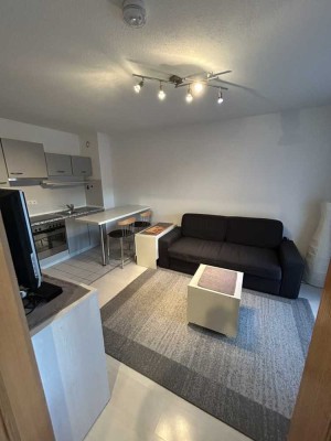 Möblierte helle 2-Zimmer Wohnung mit Balkon in Mannheim-Neckarau